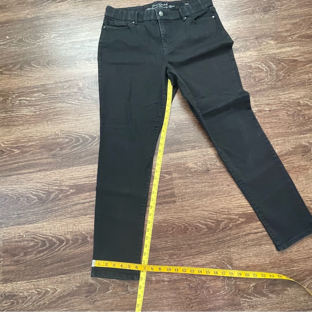 Gloria Vanderbilt Curvy Slim Black Stretch Denim Jeans, ‘All-Around Slim | Sz 18 - Picture 11 of 14
